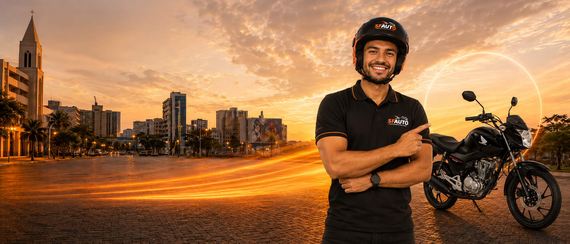 SF AUTO LOCADORA — frota de motos